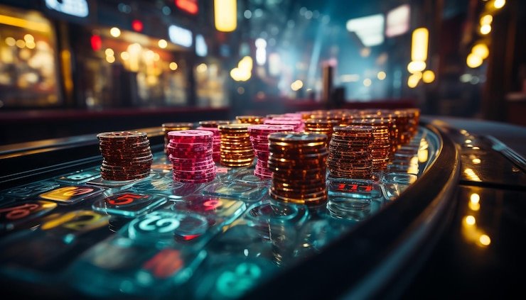 Antarmuka tabel Sic Bo babaslot dengan pilihan taruhan yang jelas dan dealer langsung